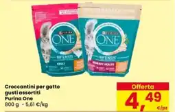 Eurospar Croccantini per gatto Purina One offerta
