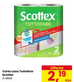 Eurospar Carta casa Tuttofare Scottex offerta
