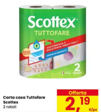 Eurospar Carta casa Tuttofare Scottex offerta
