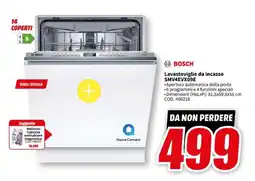 MediaWorld Lavastoviglie da incasso BOSCH offerta
