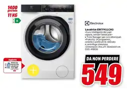 MediaWorld Lavatrice Electrolux EW7F411CH3 offerta