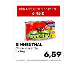 Iper Tosano SIMMMMENTHAL Carne in scatola offerta