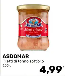 Iper Tosano ASDODOMAR Filetetti di tonno sott'olio offerta