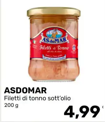 ASDODOMAR Filetetti di tonno sott'olio