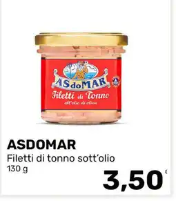 Iper Tosano ASDODOMAR Filetti di tonno sott’olio offerta