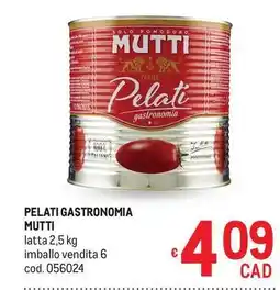 Metro Pelati gastronomia mutti offerta