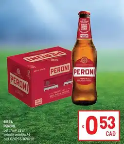 Metro Birra peroni offerta