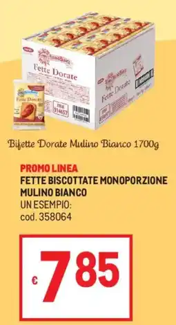 Metro Fette biscottate monoporzione mulino bianco offerta