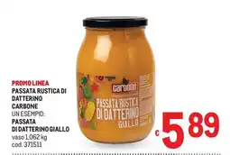 Metro Passata rustica di datterino carbone offerta