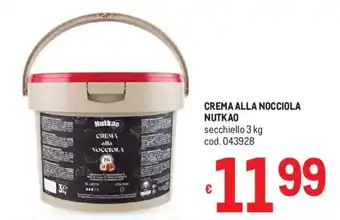 Metro Crema alla nocciola nutkao offerta