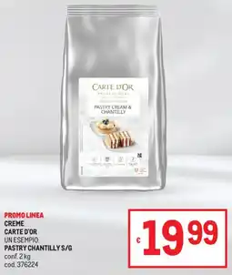 Metro Creme carte d'or offerta