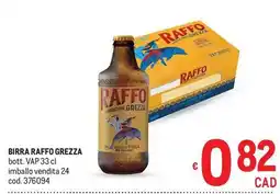 Metro Birra raffo grezza offerta