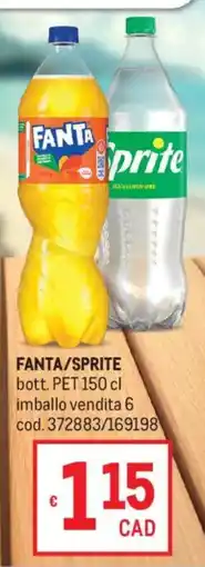 Metro Fanta/sprite offerta