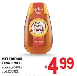 Metro Miele di fiori luna di miele offerta