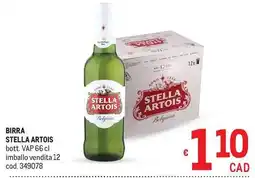 Metro Birra stella artois offerta