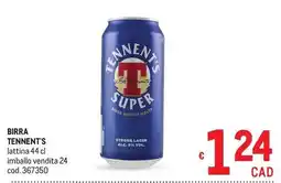 Metro Birra tennent's offerta