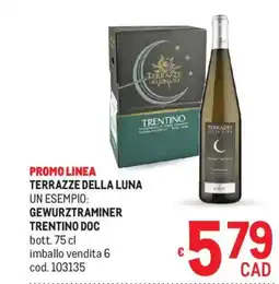 Metro Promo linea terrazze della luna offerta