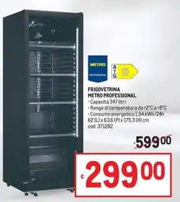 Metro Frigovetrina Metro Professional offerta