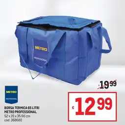 Metro Borsa termica 65 litri Metro Professional offerta