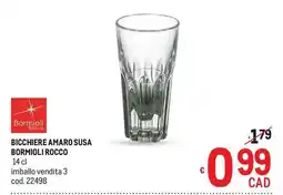 Metro Bicchiere amaro susa Bormioli Rocco offerta