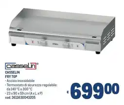 Metro Casselin fry top offerta