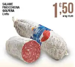 Maxi Sidis Salame Finocchiona Golfiera offerta
