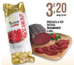 Maxi Sidis Bresaola IGP Rigamonti offerta