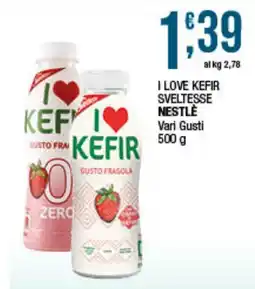 Maxi Sidis I LOVE KEFIR SVELTESSE NESTLÈ offerta