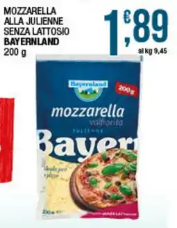 Maxi Sidis Mozzarella alla julienne senza lattosio Bayernland offerta