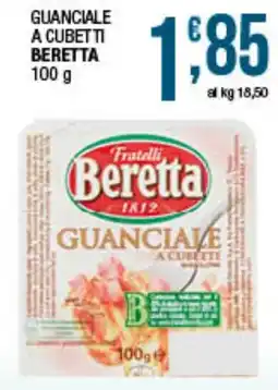 Maxi Sidis Guanciale a cubetti Beretta offerta