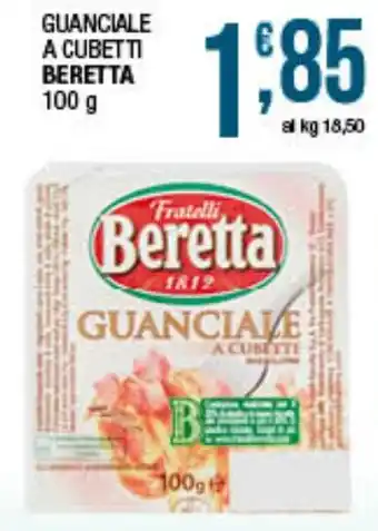 Maxi Sidis Guanciale a cubetti Beretta offerta