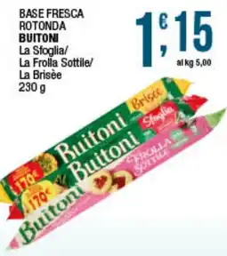 Maxi Sidis BASE FRESCA ROTONDA BUITONI offerta