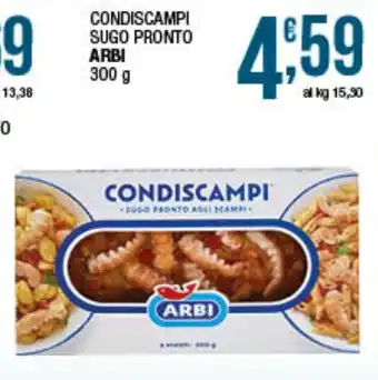 Maxi Sidis CONDISCAMPI SUGO PRONTO AGLI SCAMPI ARBI offerta