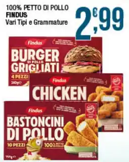 Maxi Sidis 100% PETTO DI POLLO FINDUS offerta