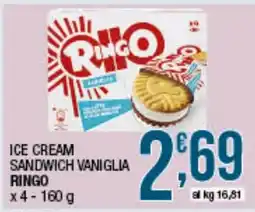 Maxi Sidis ICE CREAM SANDWICH VANIGLIA RINGO offerta