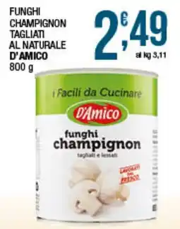 Maxi Sidis funghi champignon D'Amico offerta