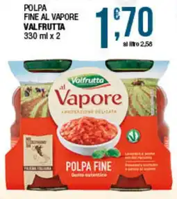 Maxi Sidis Polpa fine al Vapore Valfrutta offerta
