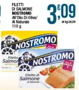 Maxi Sidis Filetti di Salmone NOSTROMO offerta