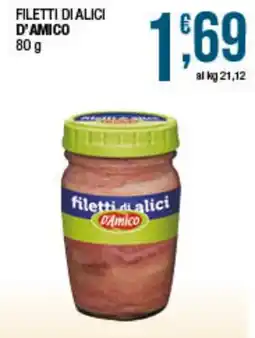Maxi Sidis filetti di alici d'Amico offerta