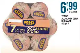 Maxi Sidis TONNO ALL'OLIO DI OLIVA RIO MARE offerta