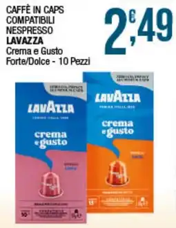 Maxi Sidis Caffè in caps compatibili Nespresso Lavazza Crema e Gusto offerta