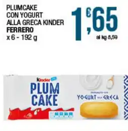 Maxi Sidis Kinder PLUM CAKE offerta