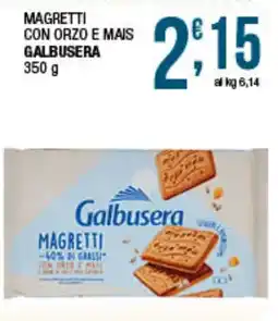 Maxi Sidis Magretti con orzo e mais Galbusera offerta