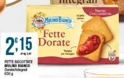 Maxi Sidis Fette Biscottate Mulino Bianco Dorate/Integrali offerta