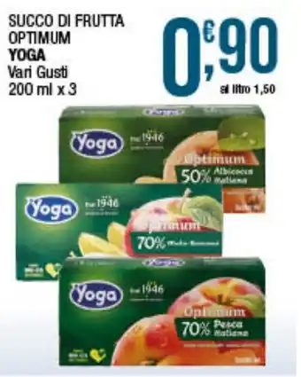 Maxi Sidis Succo di Frutta Optimum Yoga offerta