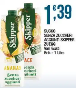 Maxi Sidis Succo senza zuccheri aggiunti Skipper offerta