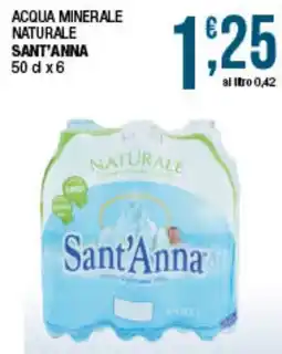 Maxi Sidis Acqua minerale naturale Sant'Anna offerta
