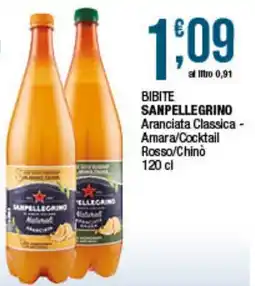 Maxi Sidis BIBITE SANPELLEGRINO Aranciata Classica - Amara/Cocktail Rosso/Chinò offerta
