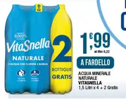 Maxi Sidis Acqua minerale naturale Vitasnella offerta