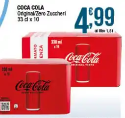 Maxi Sidis Coca-Cola Original/Zero Zuccheri offerta